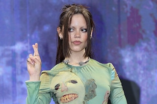 Jenna Ortega wearing Simone Rocha in Seoul, Korea